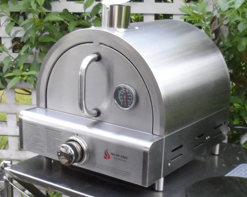 MONT ALPI Table Top Stainless Steel Large Portable Propane Outdoor Pizza Oven  Cooker MAPZ - The Home Depot