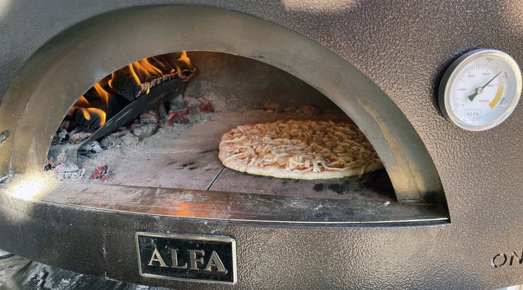 first pizza in the Alfa ONE