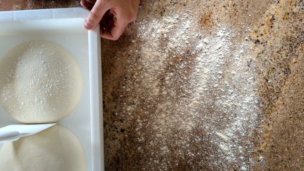 new york style pizza dough proofed 1.42.1