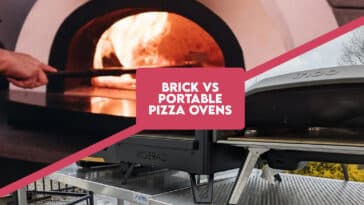 Comparing a brick oven vs portable pizza oven
