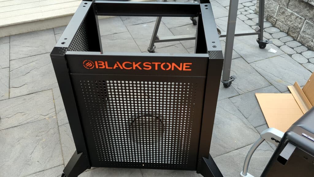 Blackstone pizza oven setup