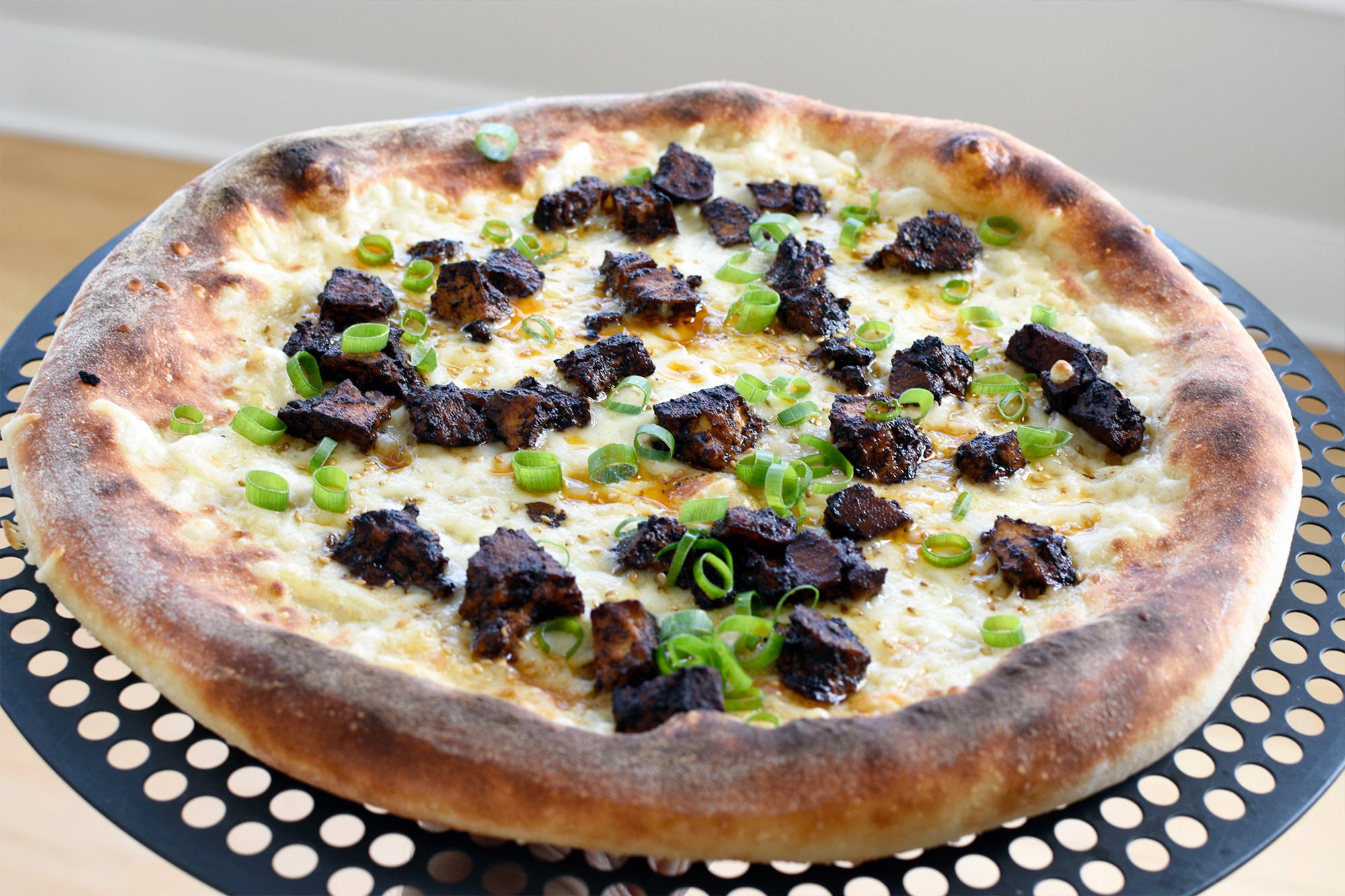 Black Garlic Tofu Vegan Pizza Recipe Pala Pizza Ovens