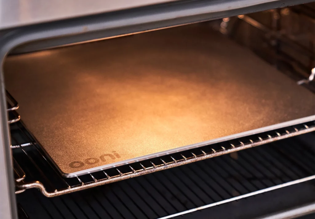 ooni pizza steel in oven 1024x712 jpg