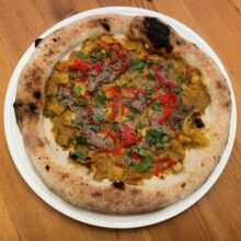 Japanese curry pizza
