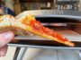 Pepperoni pizza in front of the Koda 2 oven
